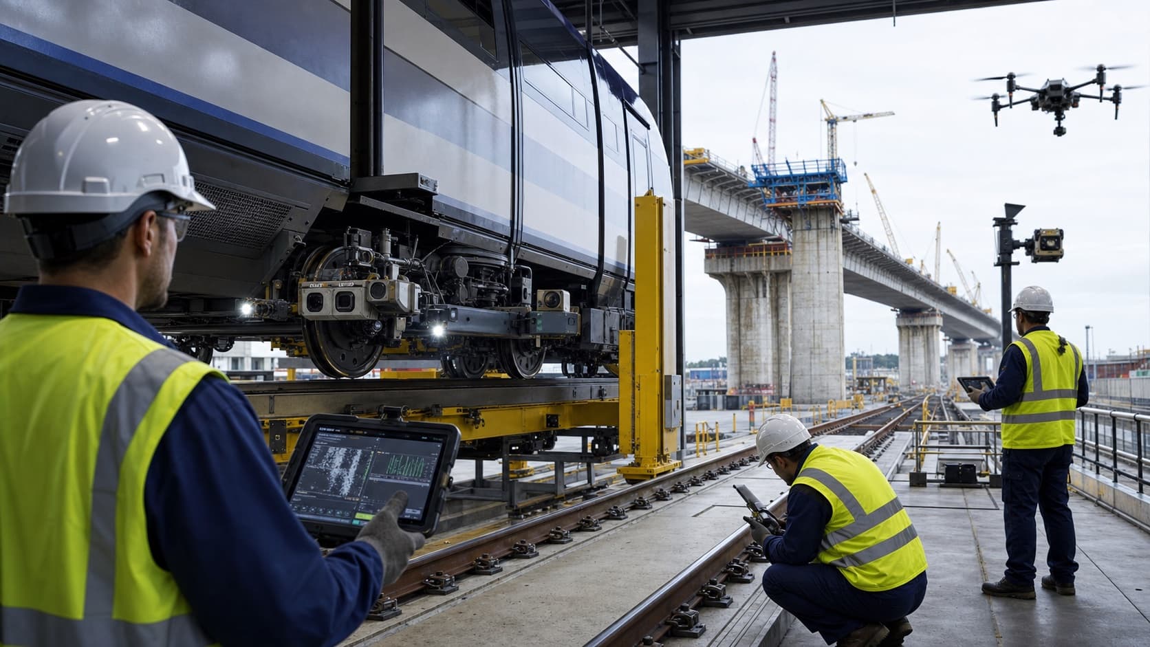 Rail and infrastructure AI will be judged by inspection quality, asset availability and safer maintenance decisions.